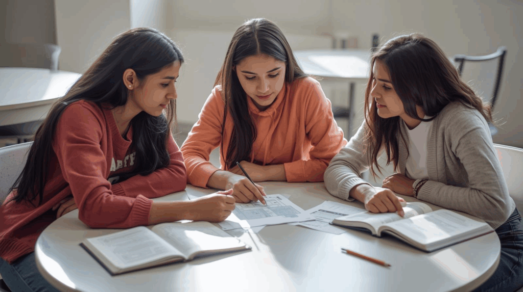 Algebra Classes - kids are engaging in solving math problems