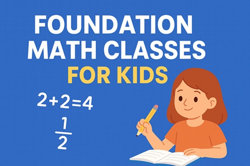 Foundation Math Classes for Kids – fun early math learning illustration