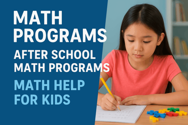 Math programs and math help for kids at North Texas math